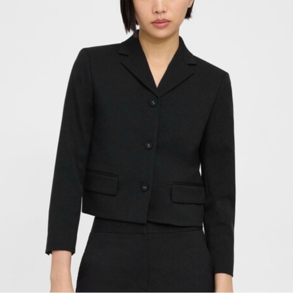 NWT Theory Cheyla Croppes Blazer Size 2 - Picture 1 of 10
